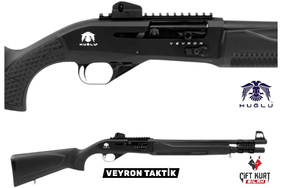 Huğlu VEYRON TAKTİK Tüplü Şarjörlü Yarı Otomatik Av Tüfeği